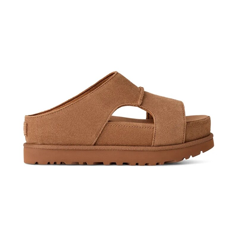 Semišové pantofle UGG W Goldenstar Hi Cutout Slide 113561699