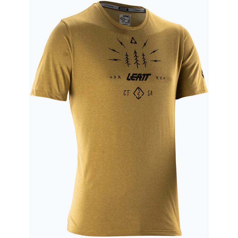 Pánský cyklistický dres Leatt MTB Gravity 3.0 brass brown