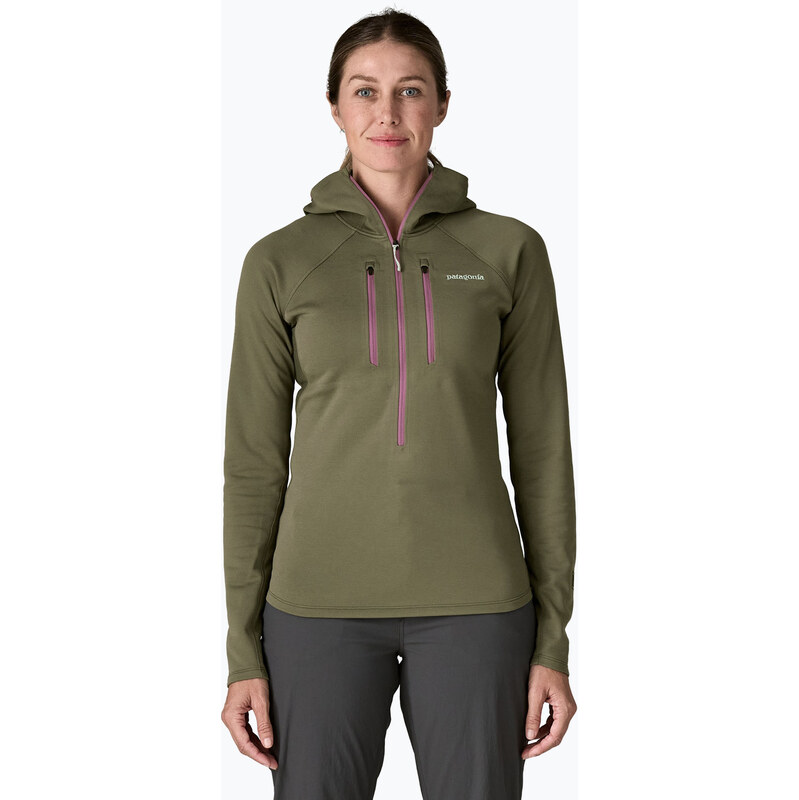 Dámská mikina Patagonia R1 Ultralight Hoody basin green