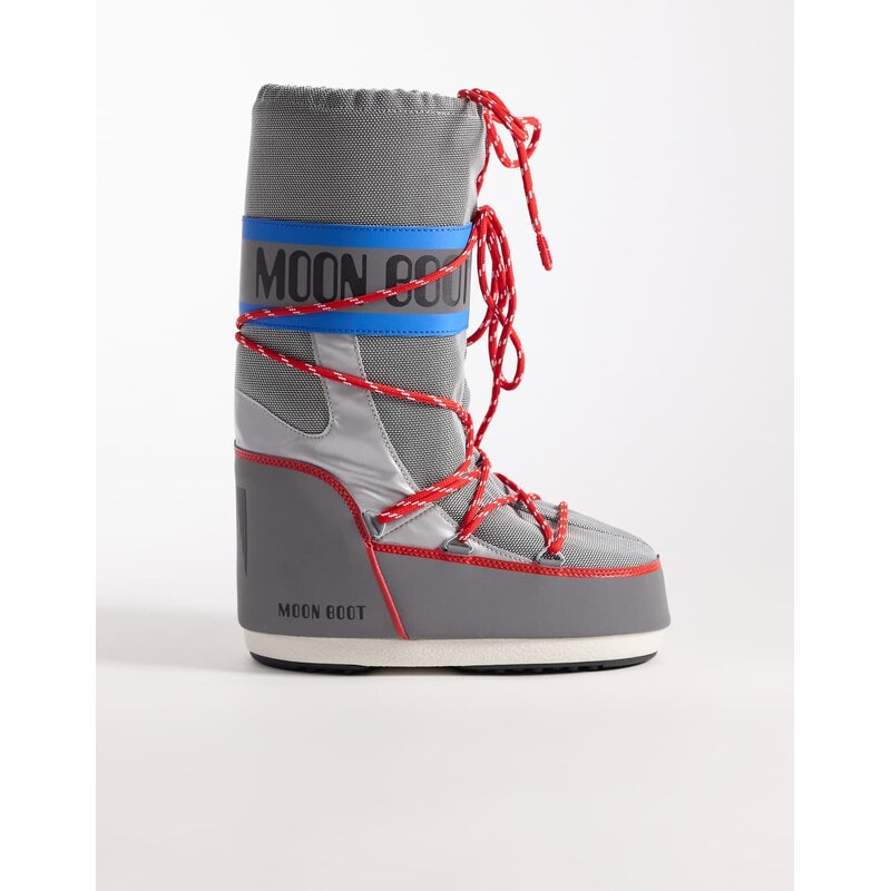 Moon Boot Moonboot Icon High space racing snowboot in silver