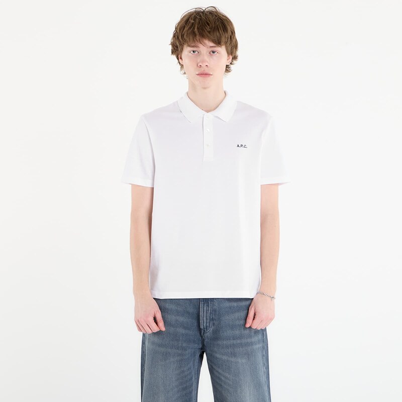 Tričko A.P.C. Standard Polo Shirt White L