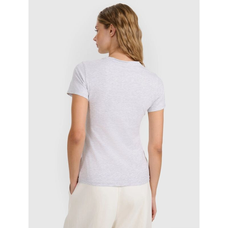 Dámské bavlněné slim tričko model 21432834 - 4F