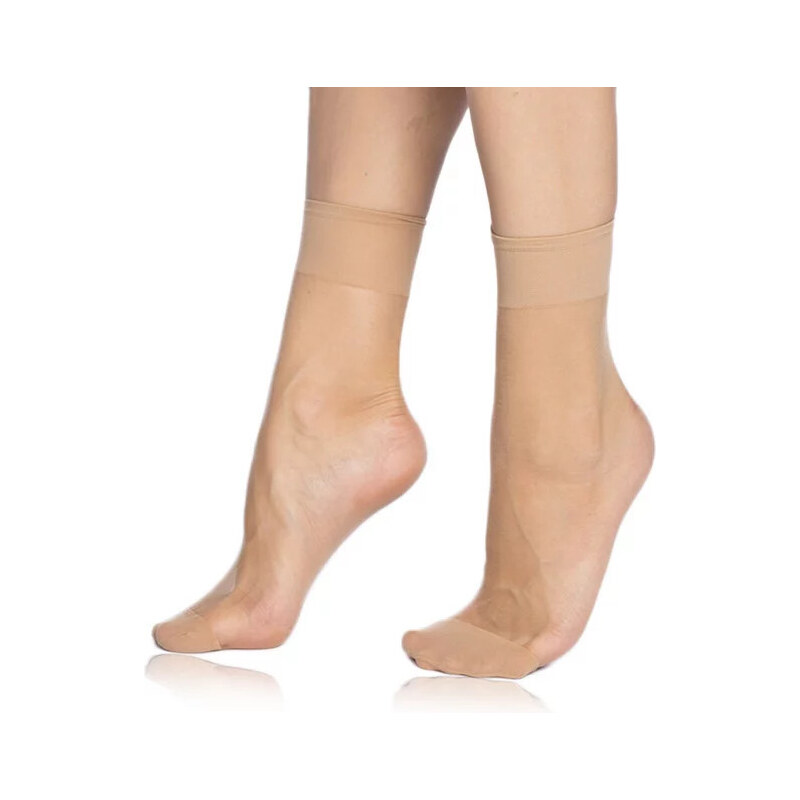 Dámské silonkové ponožky FLY SOCKS 15 DEN Almond - BELLINDA