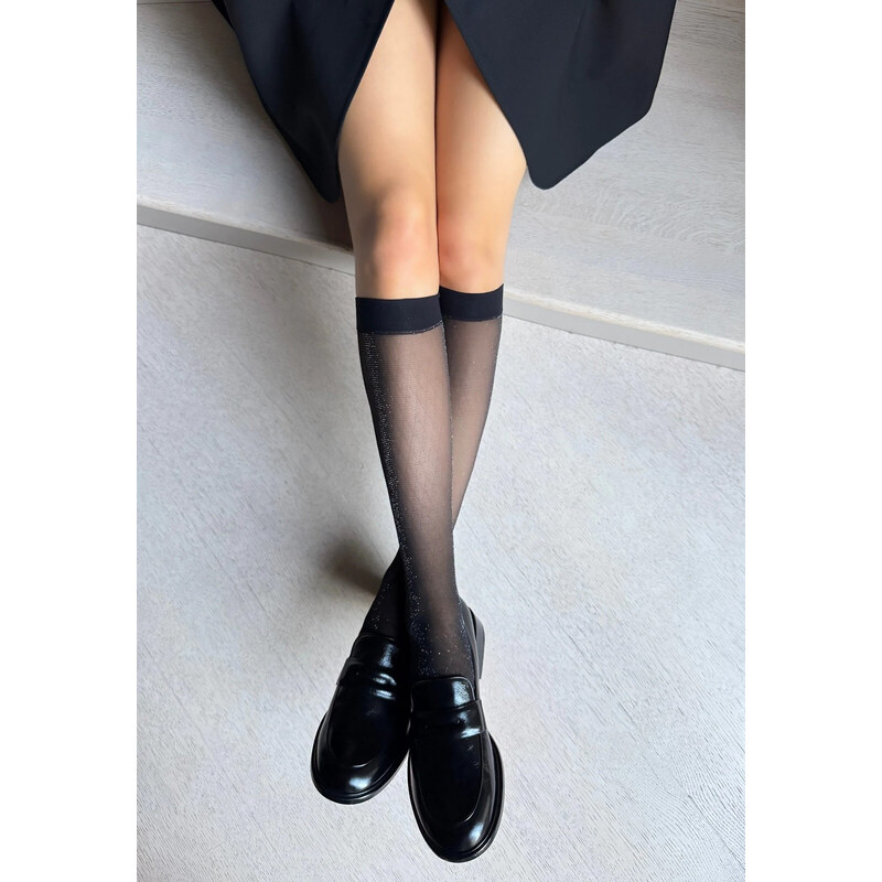Veneziana Rombini Lurex 15 den podkolenky 114977739