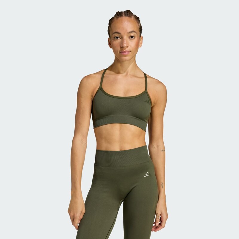 Adidas Pleteninová podprsenka Workout Essentials s lehkou podporou 113557663