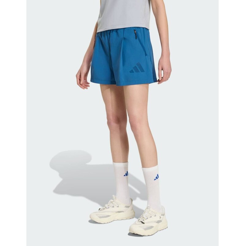 adidas performance Adidas z.n.e. woven short in dusky petrol