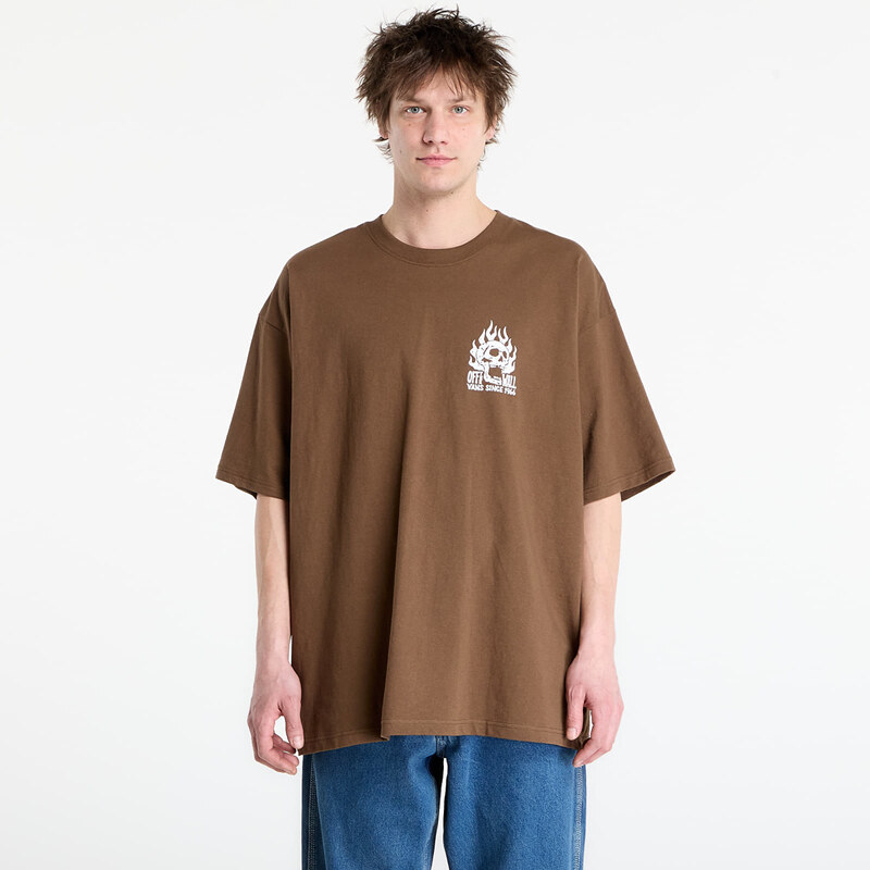 Tričko Vans Off The Wall Fever SS T-Shirt Brown S