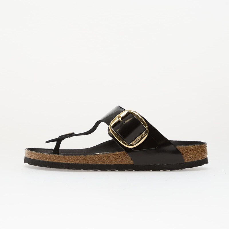 Birkenstock Gizeh Big Buckle Natural Leather Patent Women Nappa