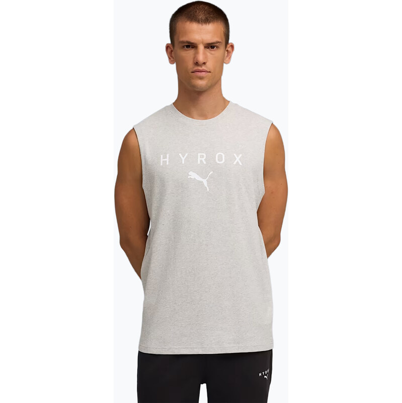 Pánské tréninkové tričko PUMA Hyrox Cutoff Tank grey