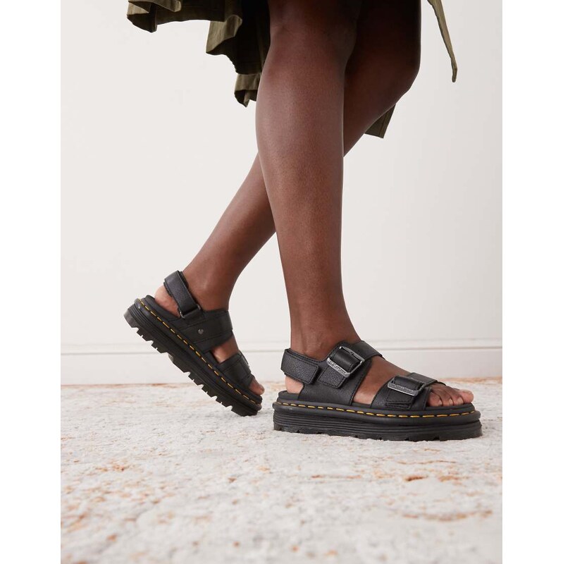 Dr Martens ZebZag sandal in black