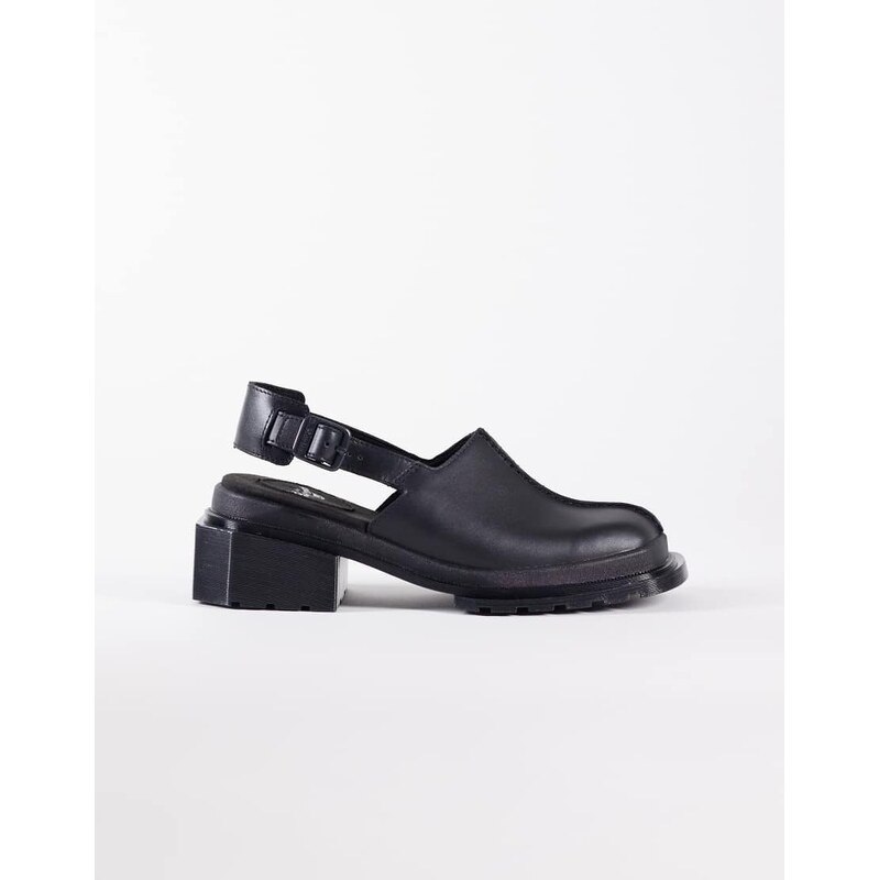 Dr Martens Maybole square toe mule in black 114421855