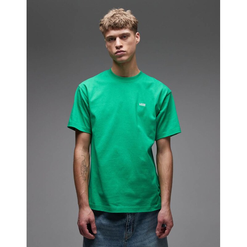 Vans left chest logo oversized t-shirt in bright green