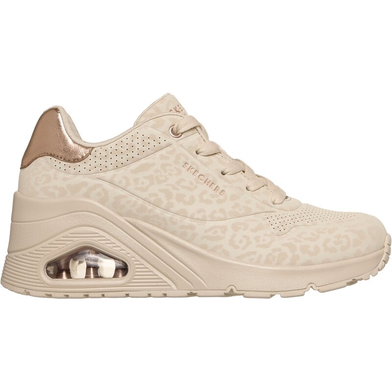 Skechers Ženy UNO Wedge - Safari Daze v Krémově Bílý, Velikost