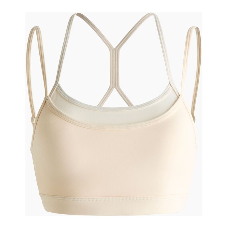 H&M - Sportovní podprsenka SoftMove - Máslově Žlutá