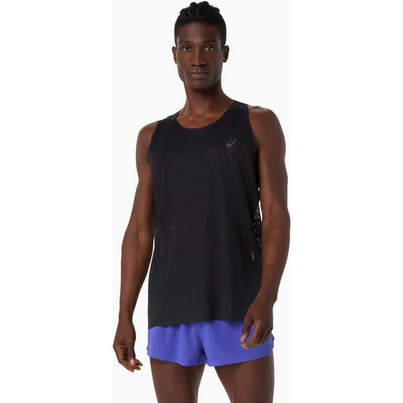 Pánské běžecké tričko ASICS Metarun Singlet performance black