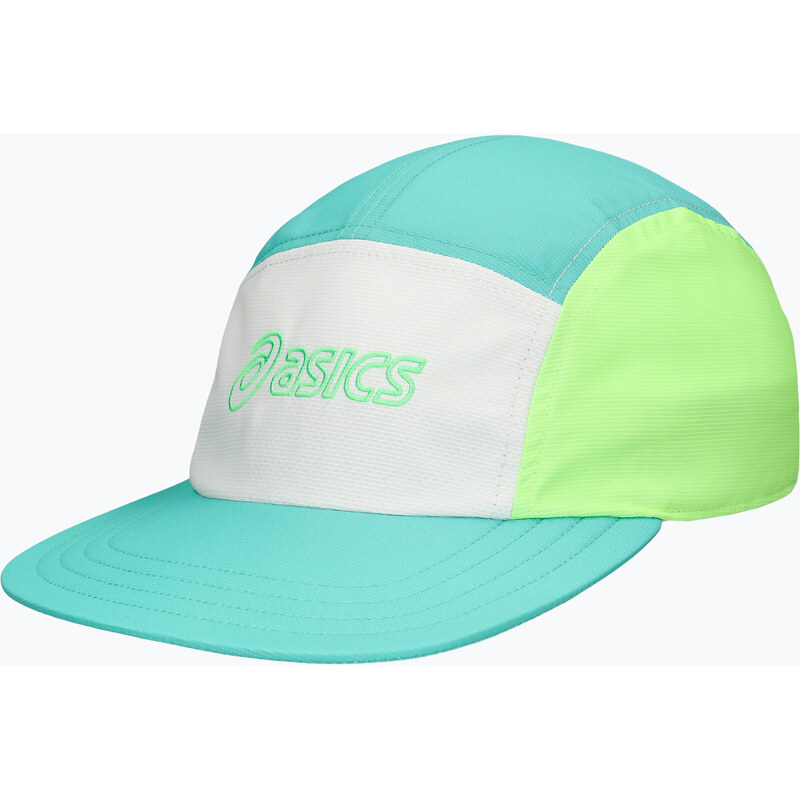 Kšiltovka ASICS Performance Running 5 panel aurora green/cream