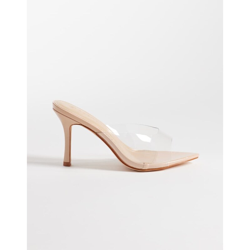 SEQWL heeled sandal in clear-No colour 115371530
