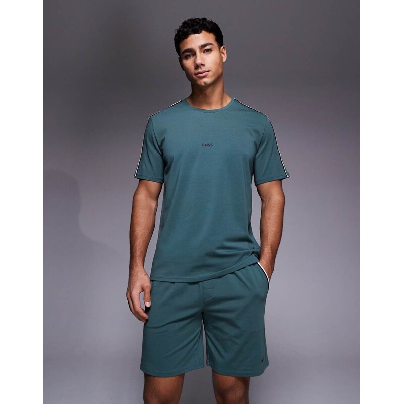 BOSS Orange BOSS Bodywear unique co-ord lounge shorts in dark