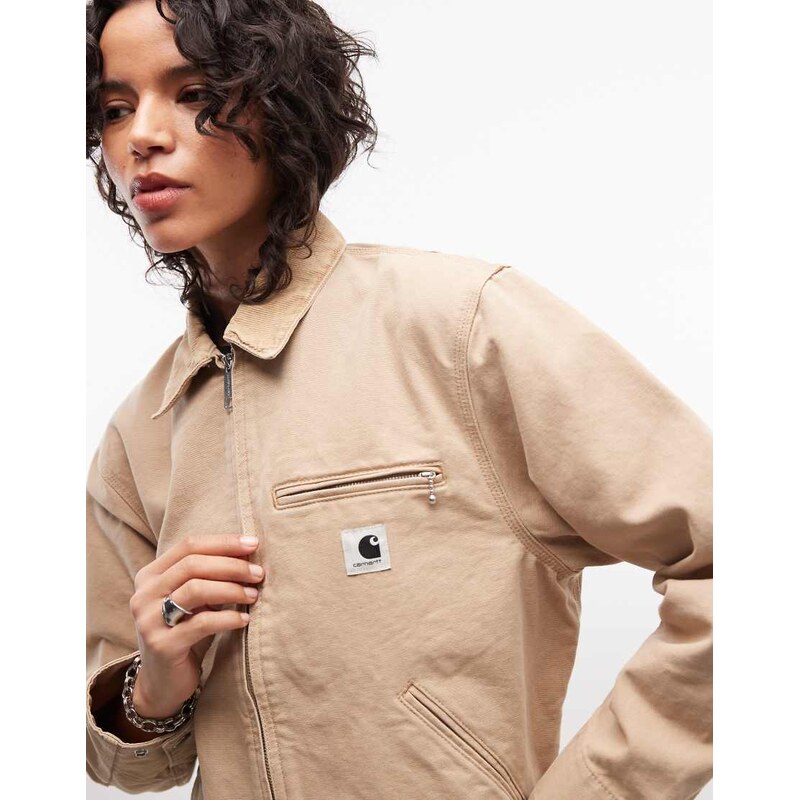 Carhartt WIP OG detroit jacket in dusty brown 113564332