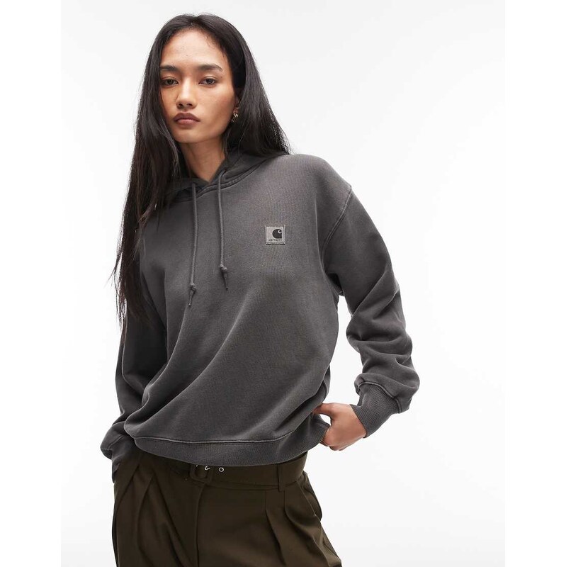Carhartt WIP nelson hoodie in washed black