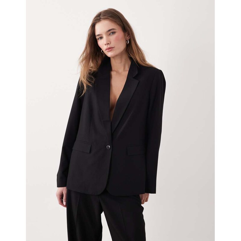 Vila tailored blazer co-ord in black 115521456