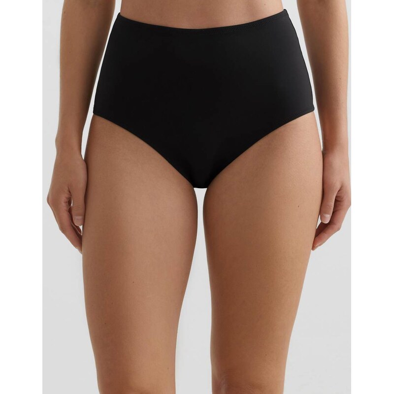 OYSHO Shapewear-effect high-waisted bikini briefs in black 113564458