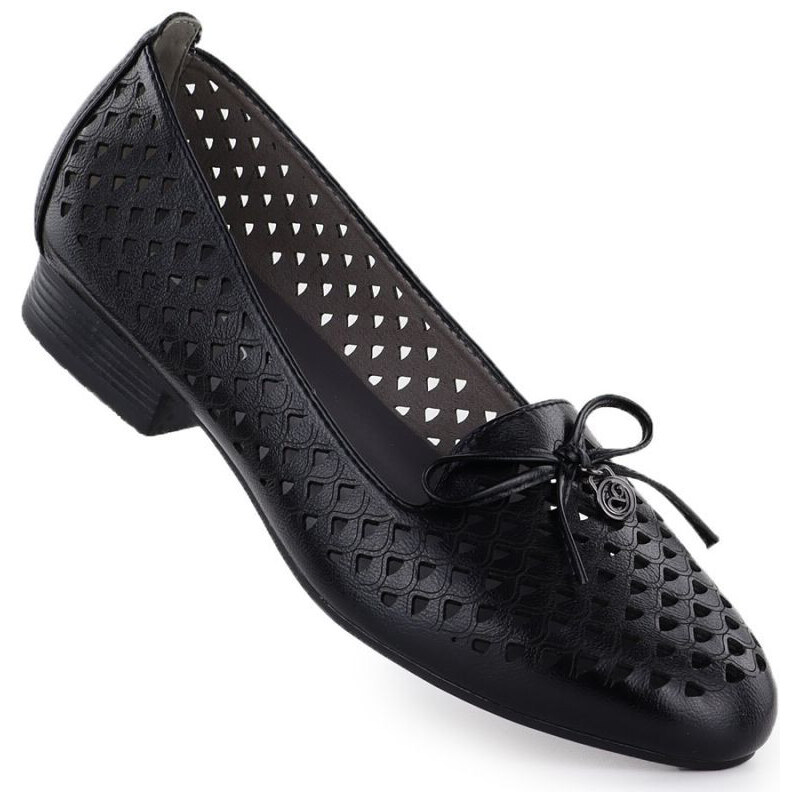 Dámské ažurové boty lord black Jezzi 222-5 113565452