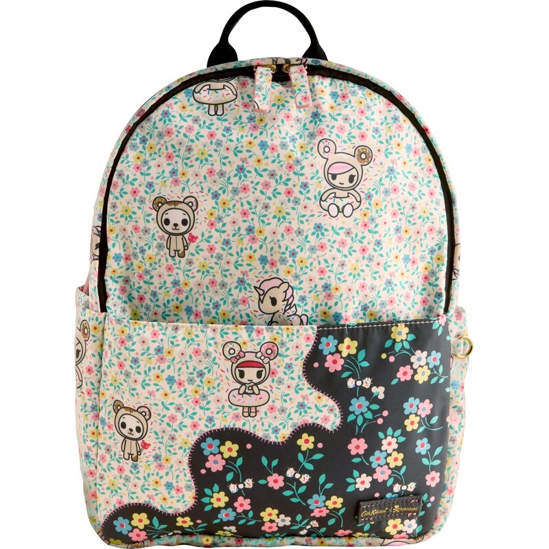 Cath Kidston Batoh Toki Doki světle béžová / zelená / pink / černá 113570851