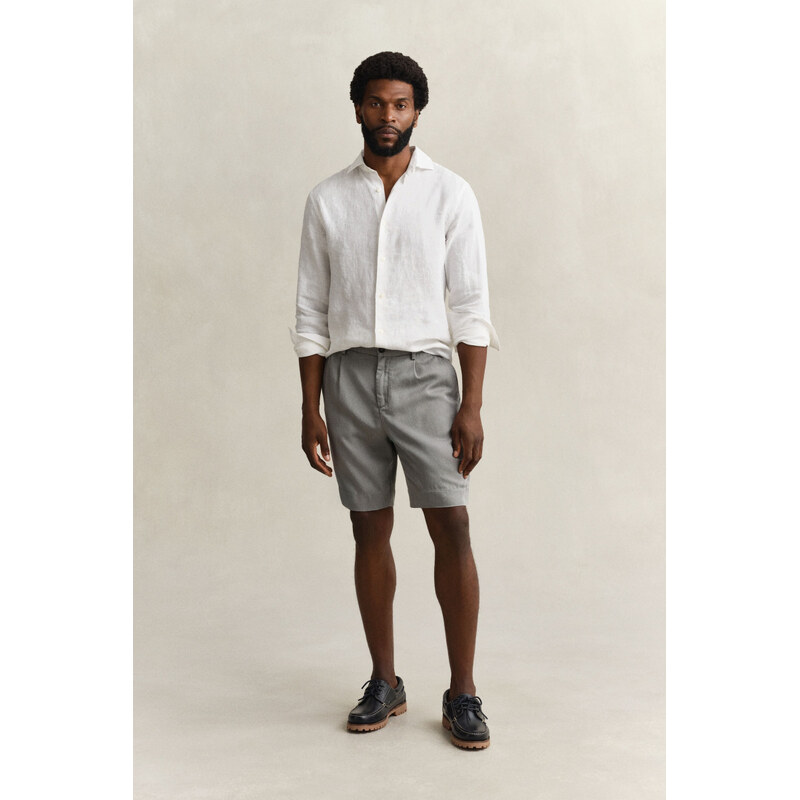 ŠORTKY GANT REG LYOCELL SHORTS LIGHT PUTTY