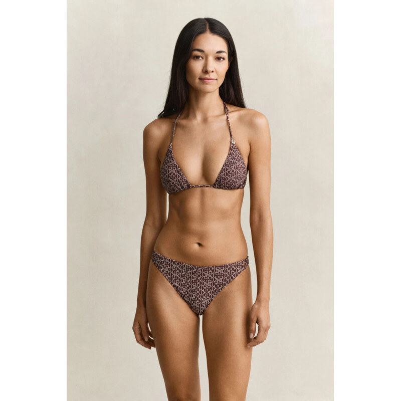 PLAVKY GANT PRINTED PADDED TRIANGLE TOP FRESH SOIL