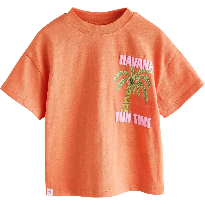 Next Tričko modrá / zelená / oranžová / růžová