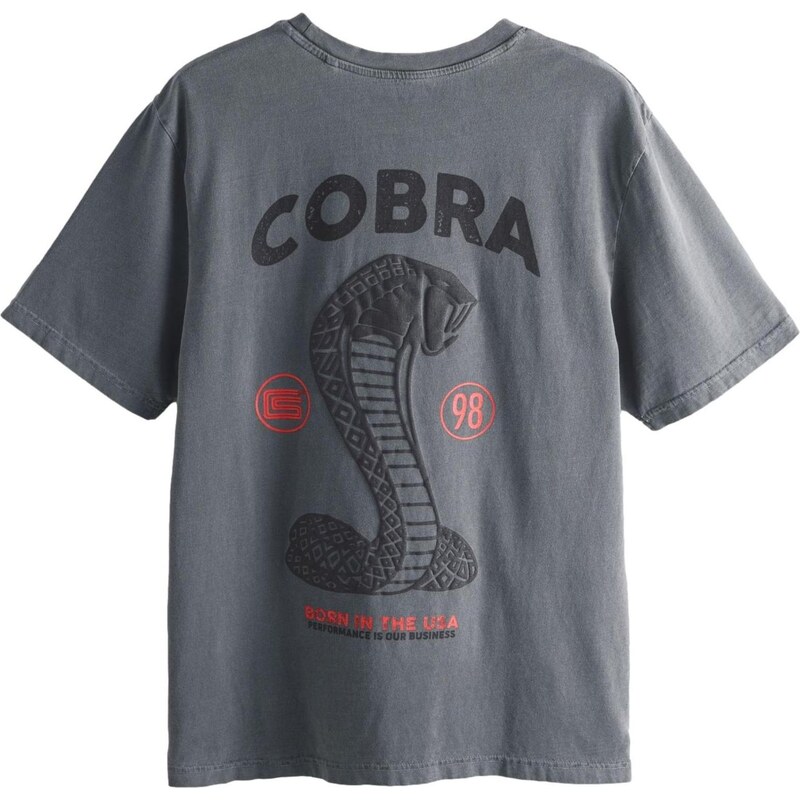 Next Tričko šedá / červená