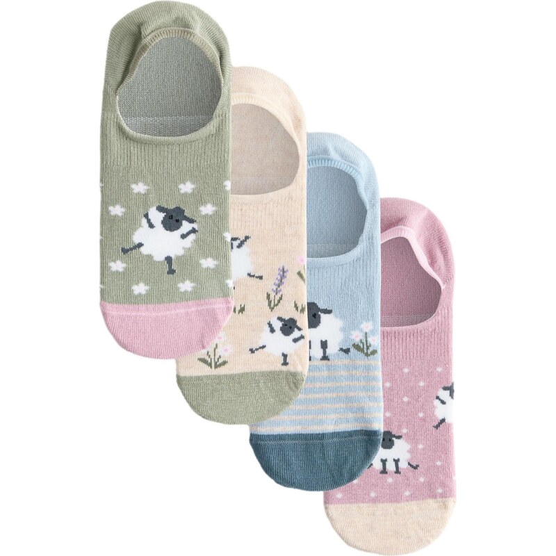 Next Ťapky krémová / nebeská modř / olivová / starorůžová