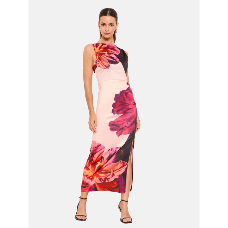 Lipsy Šaty oranžová / magenta / růže / černá 113571650