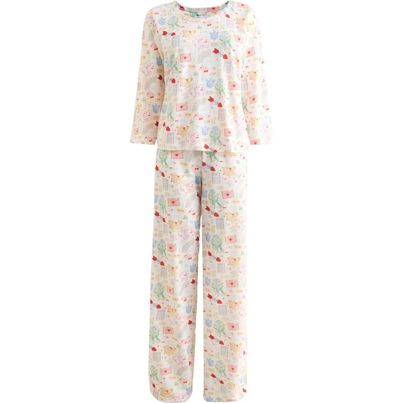 Cath Kidston Pyžamo modrá / žlutá / červená / bílá 113571727