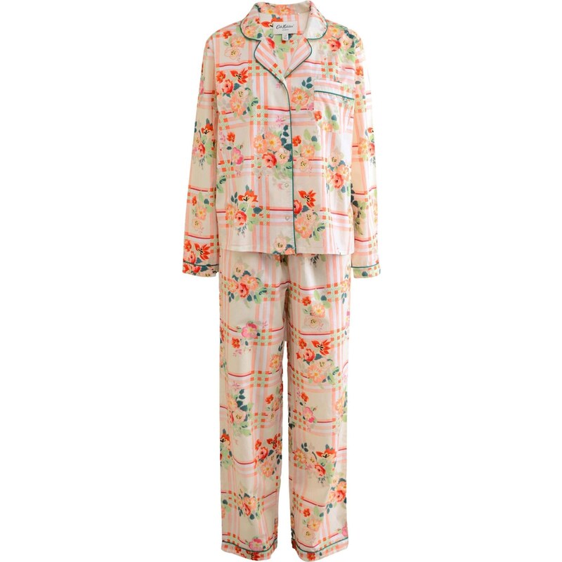 Cath Kidston Pyžamo petrolejová / mátová / oranžová /