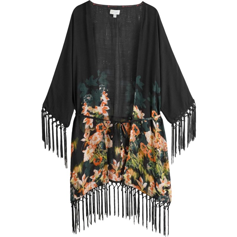 B by Ted Baker Krátký župan zelená / korálová / černá