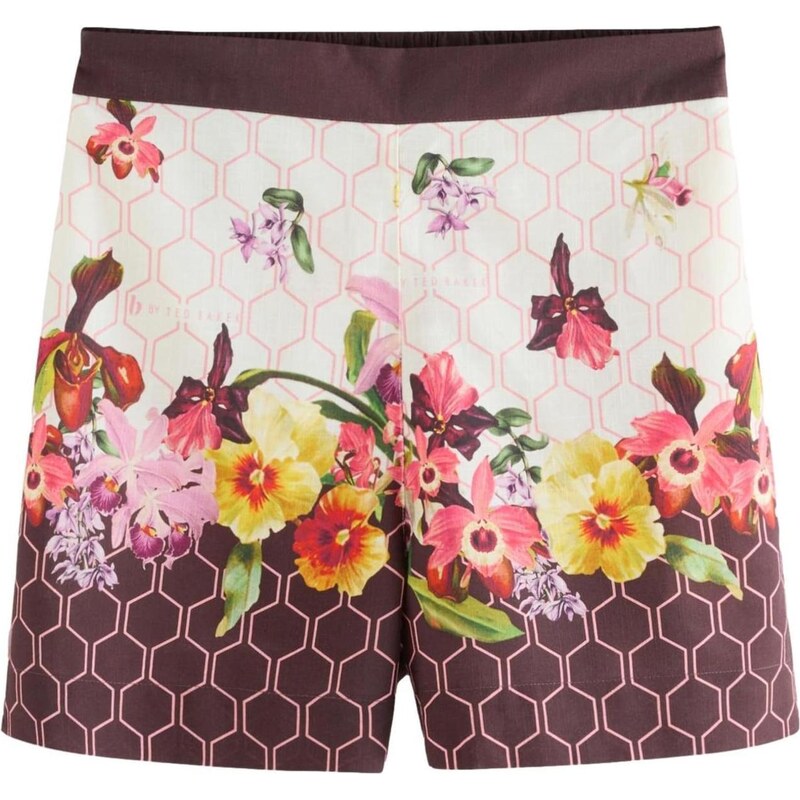 B by Ted Baker Kalhoty režná / fialová / červená / černá