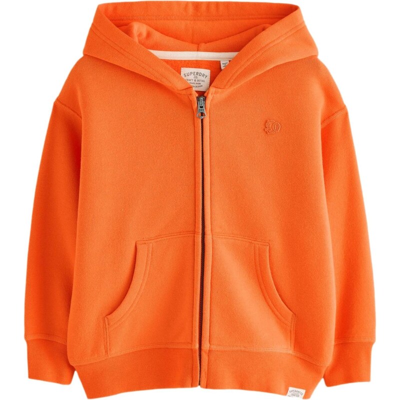 Superdry Mikina tmavě oranžová
