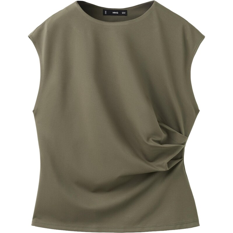 MANGO Top CANDELO khaki