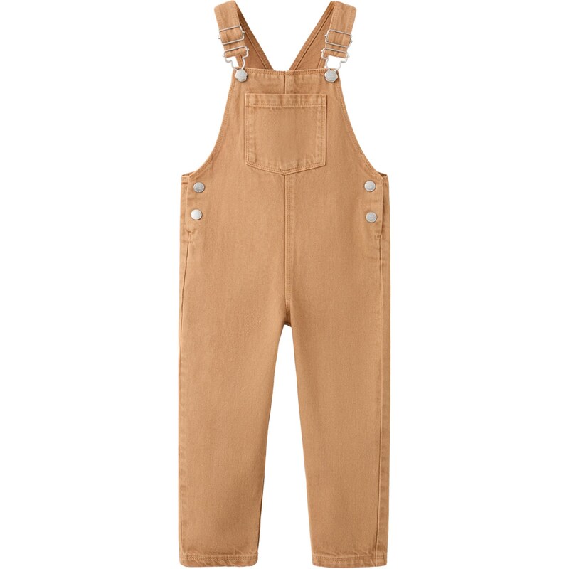 MANGO KIDS Laclové kalhoty TIBIDABO světle hnědá