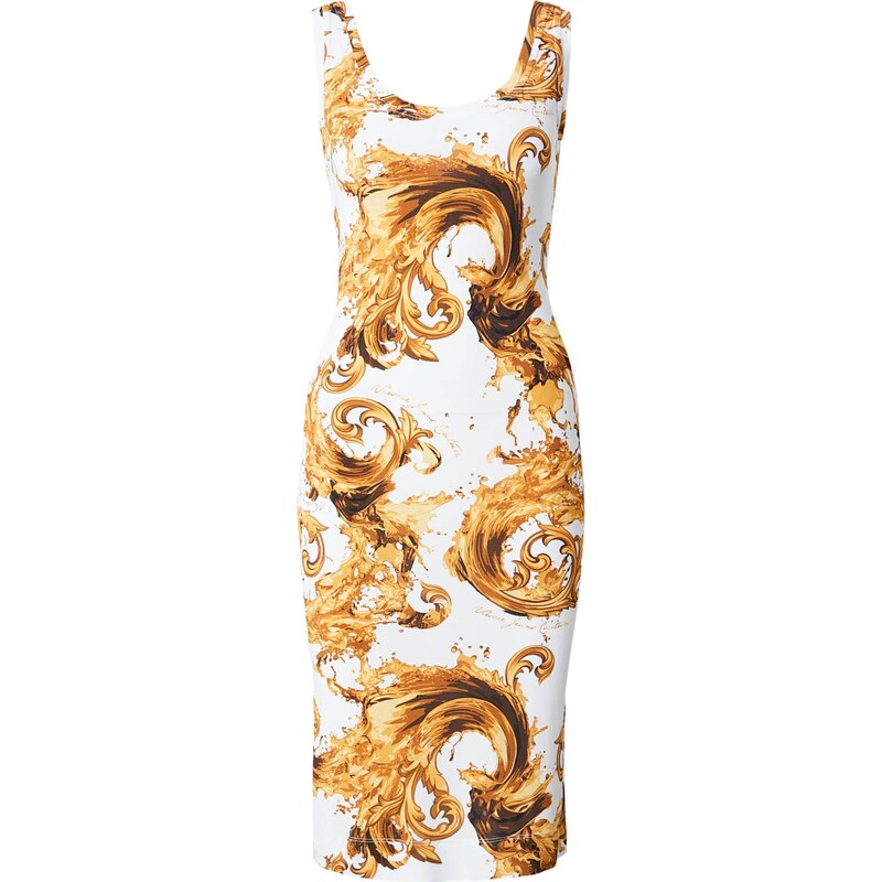Versace Jeans Couture Šaty zlatá / bílá 113572491