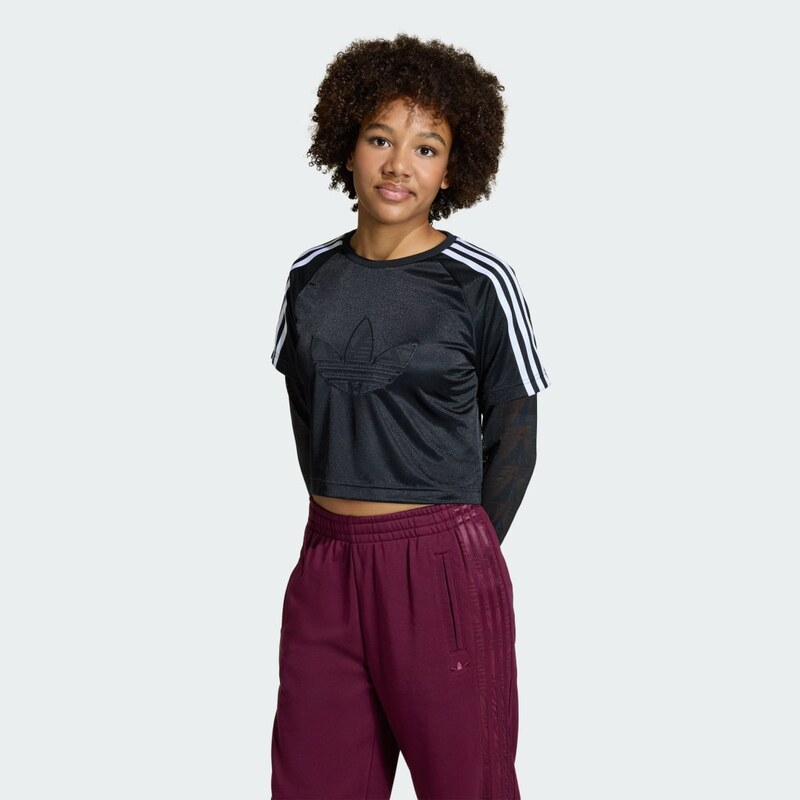 Adidas Tričko LOOSE 2IN1 LACE LONGSLEEVE