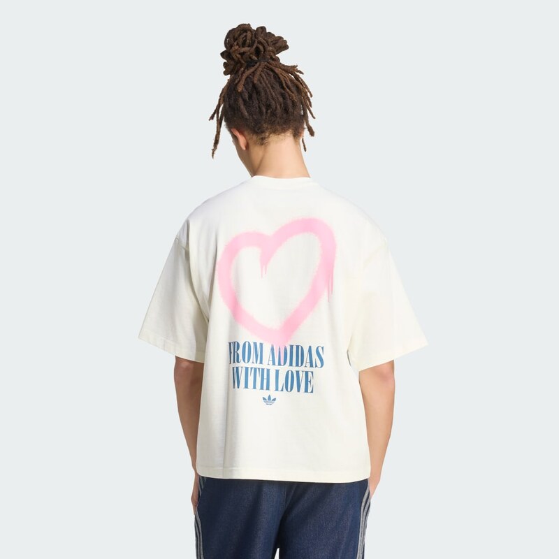 Adidas TRIČKO SPOTISKEM V-DAY BIG HEART