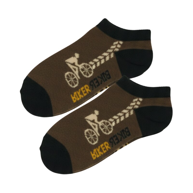 Chl. kotníčkové ponožky sportovní Design Socks -hnědá barva 61136629