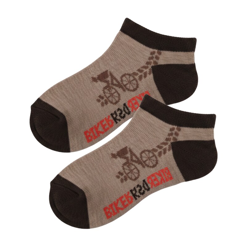 Chl. kotníčkové ponožky sportovní Design Socks -sv. hnědá barva 61139046