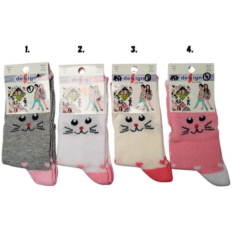 Design Socks Klasické dívčí ponožky 61332586