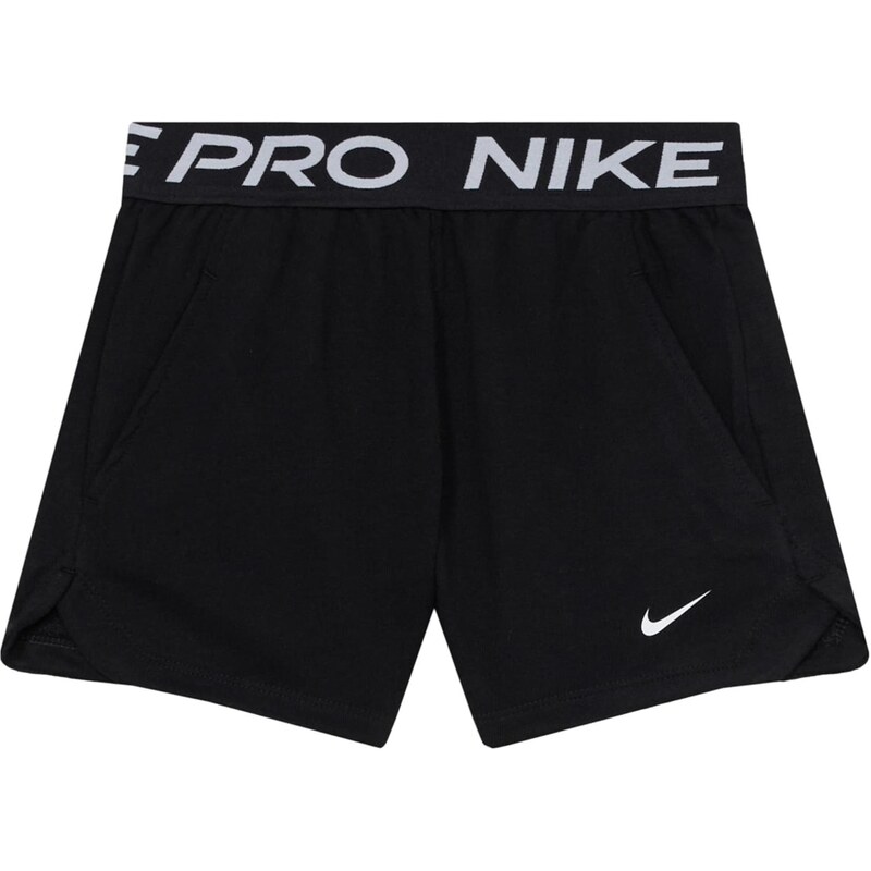 NIKE Sportovní kalhoty světle šedá / černá / bílá