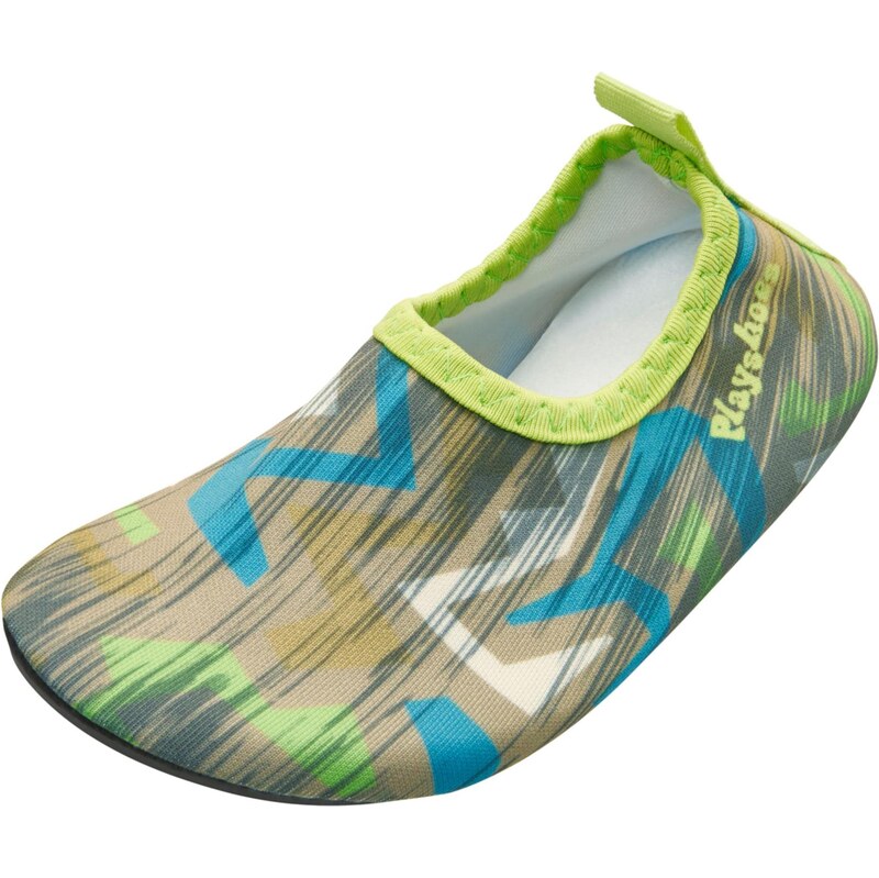 PLAYSHOES Plážová/koupací obuv nebeská modř / citronová /