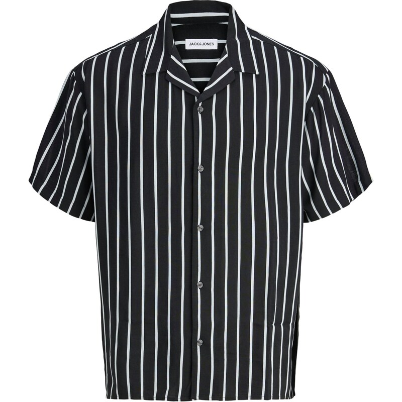 JACK & JONES Košile JJEJeff černá / bílá
